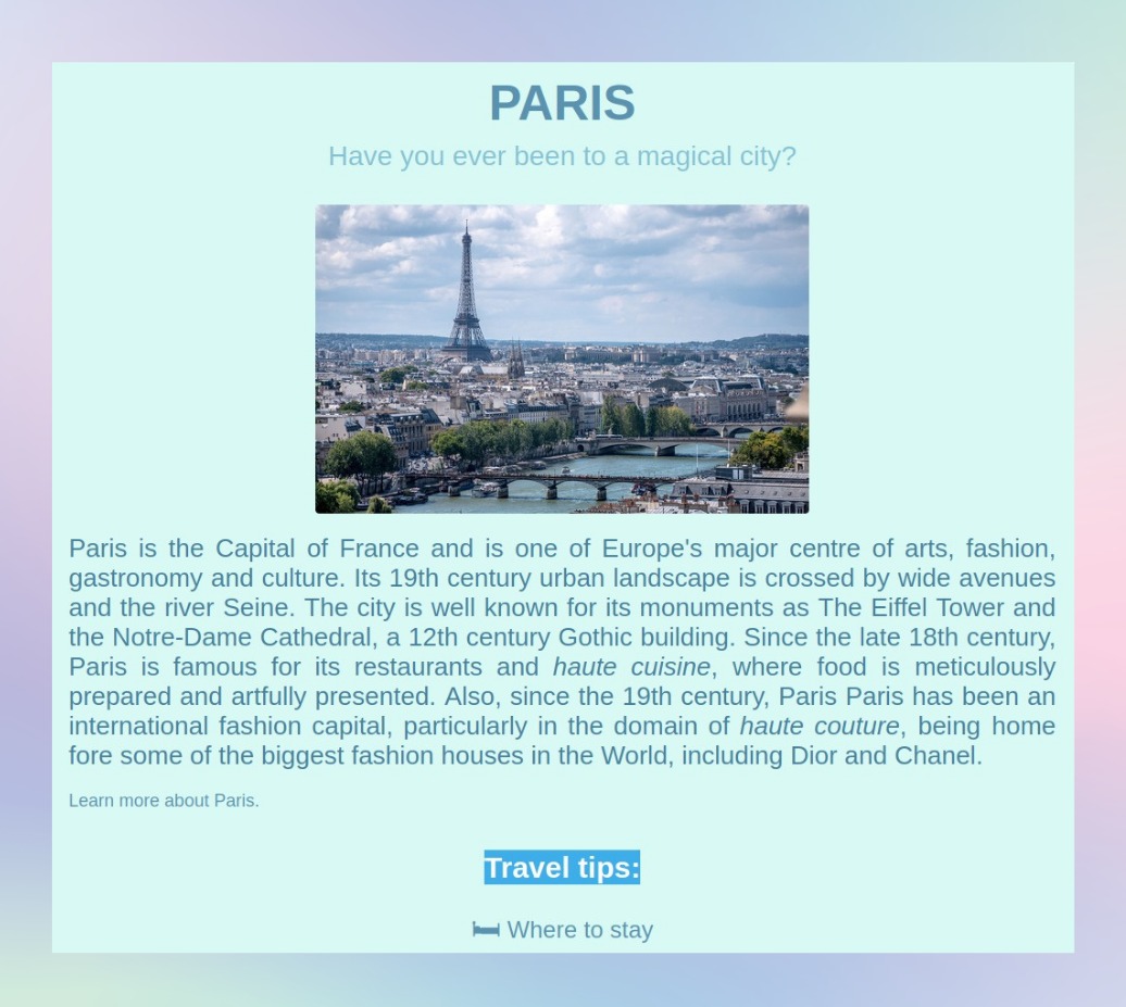 Paris app